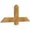 Ekena Millwork Eugene Rough Sawn Timber Gable Bracket, Western Red Cedar, 36"W x 15"H x 2"D x 4"F, 10/12 Pitch GBW036X15X0204EUG00RWR - alternate 3